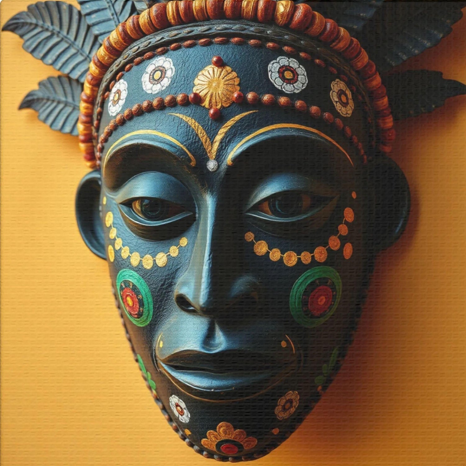 African Head Mask